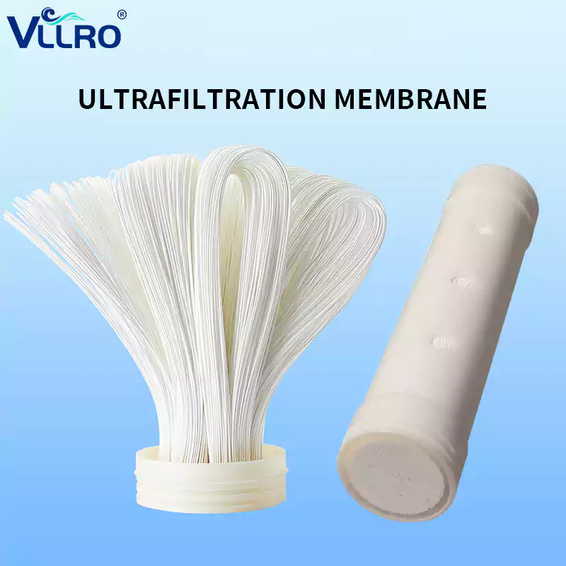 Dėl ko pritaikoma VLLRO ultrafiltravimo membrana idealiai tinka sudėtingam žalio vandens valymui?